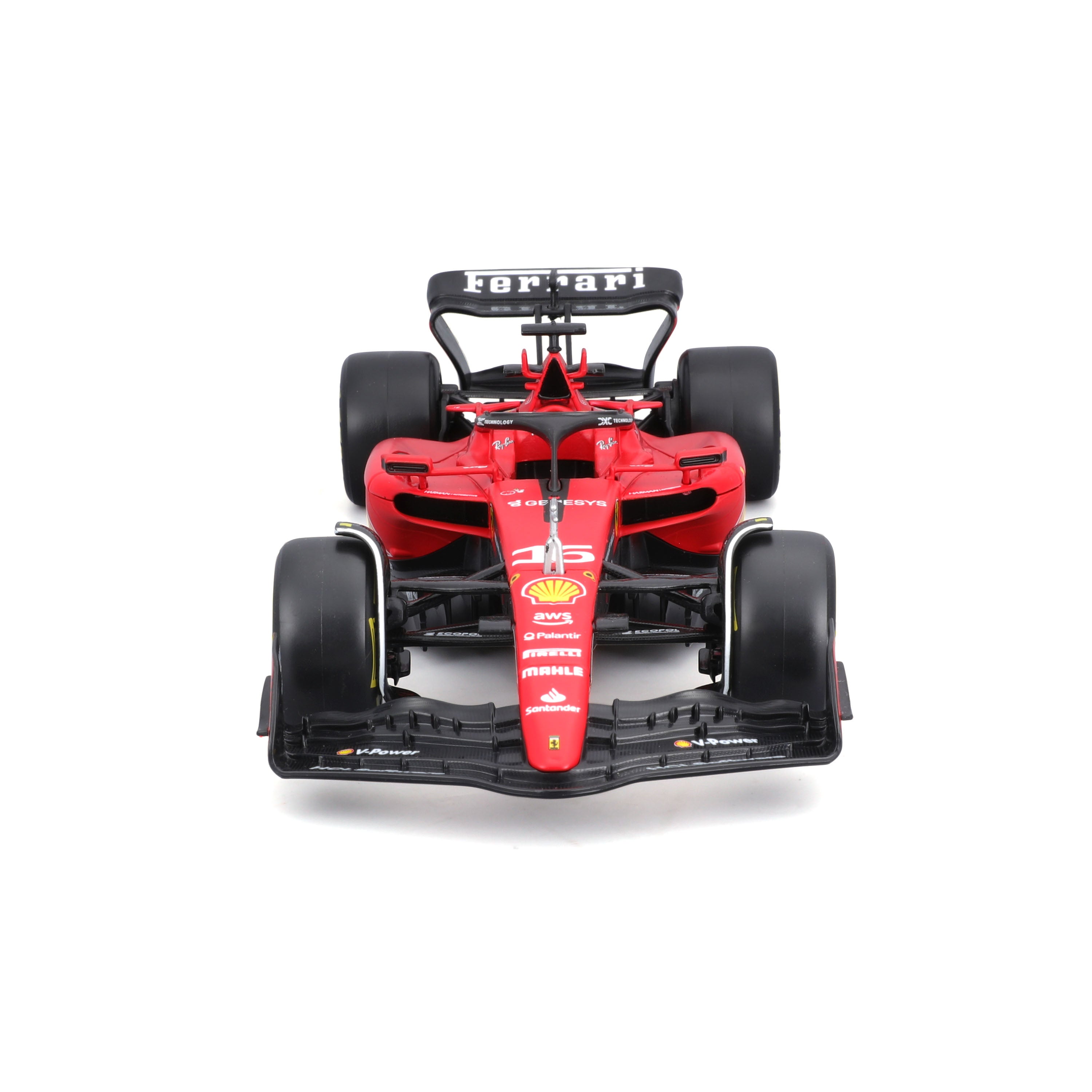 bburago-ferrari-sf-23-16-charles-leclerc-avec-pilote-mod-le-f1-1-24 image 5