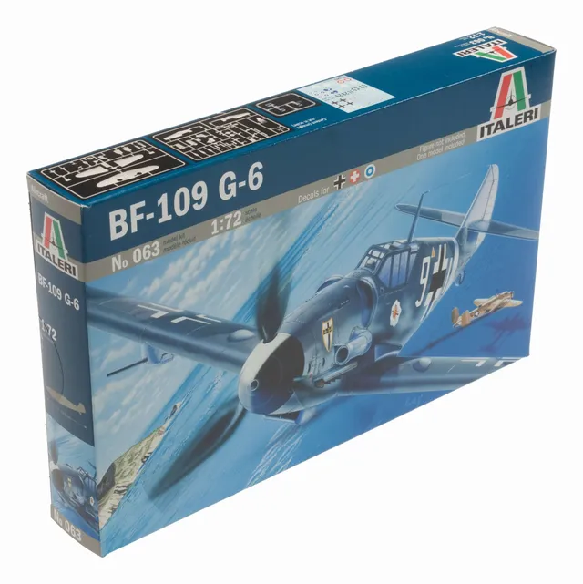 italeri-i063-messerschmitt-bf-109g-6-maquette-avion-1-72 image 1