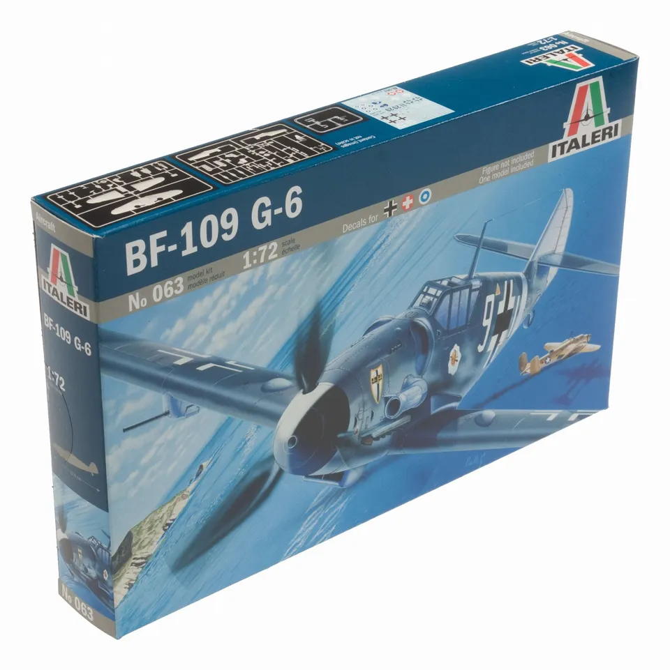 italeri-i063-messerschmitt-bf-109g-6-maquette-avion-1-72 image 1