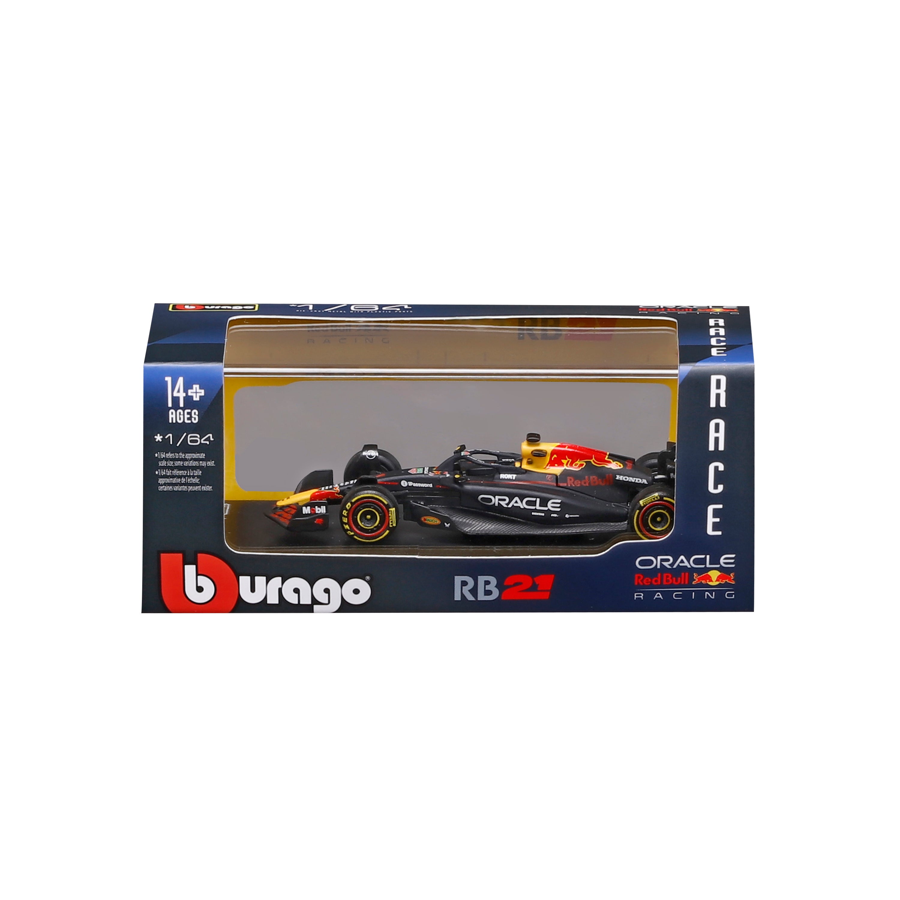 bburago-red-bull-racing-rb21-1-max-verstappen-2025-1-64-avec-vitrine image 7