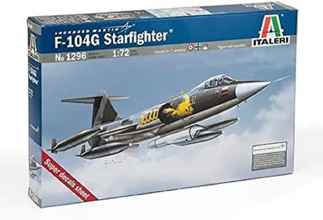 italeri-i1296-maquette-avion-f-104g-starfighter-1-72-monter image 1