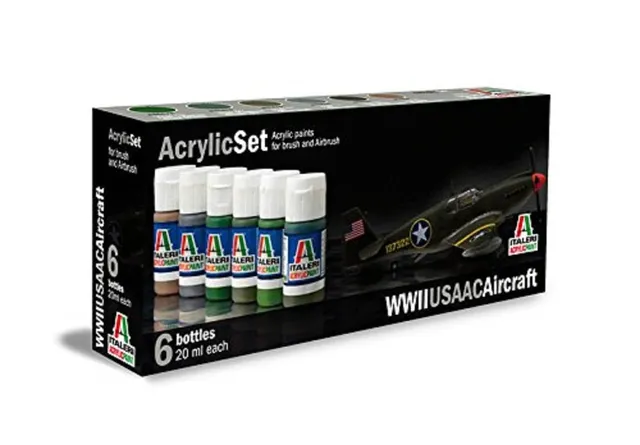 italeri-438ap-kit-peinture-acrylique-wwii-usaac-avion image 1