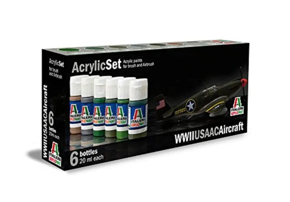 italeri-438ap-kit-peinture-acrylique-wwii-usaac-avion image 1