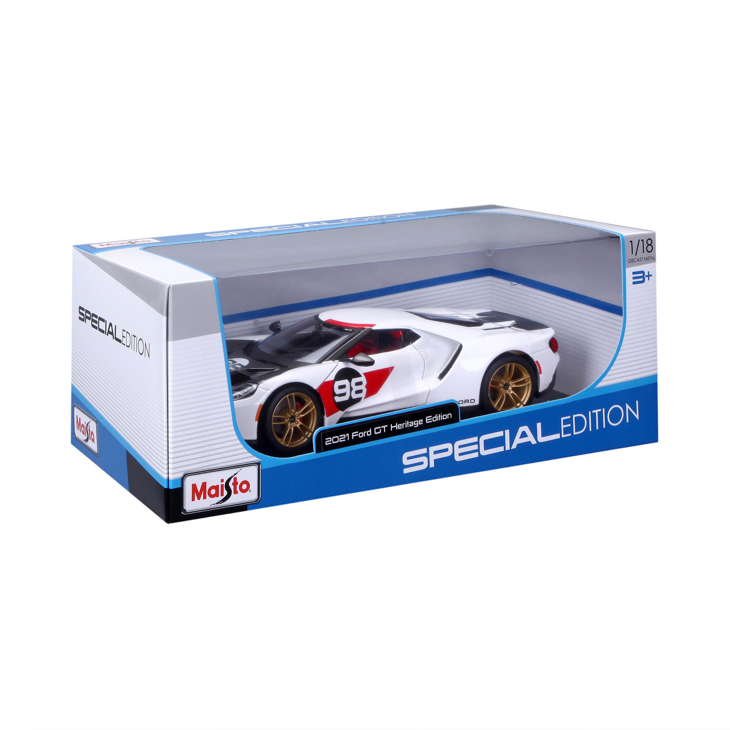 bburago-ford-gt-2021-heritage-edition-n-98-1-18-miniature-diecast image 2