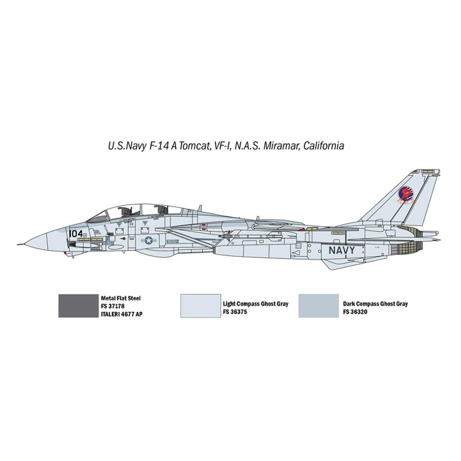 italeri-grumman-f-14-tomcat-maquette-avion-plastique-assembler-it1422 image 3