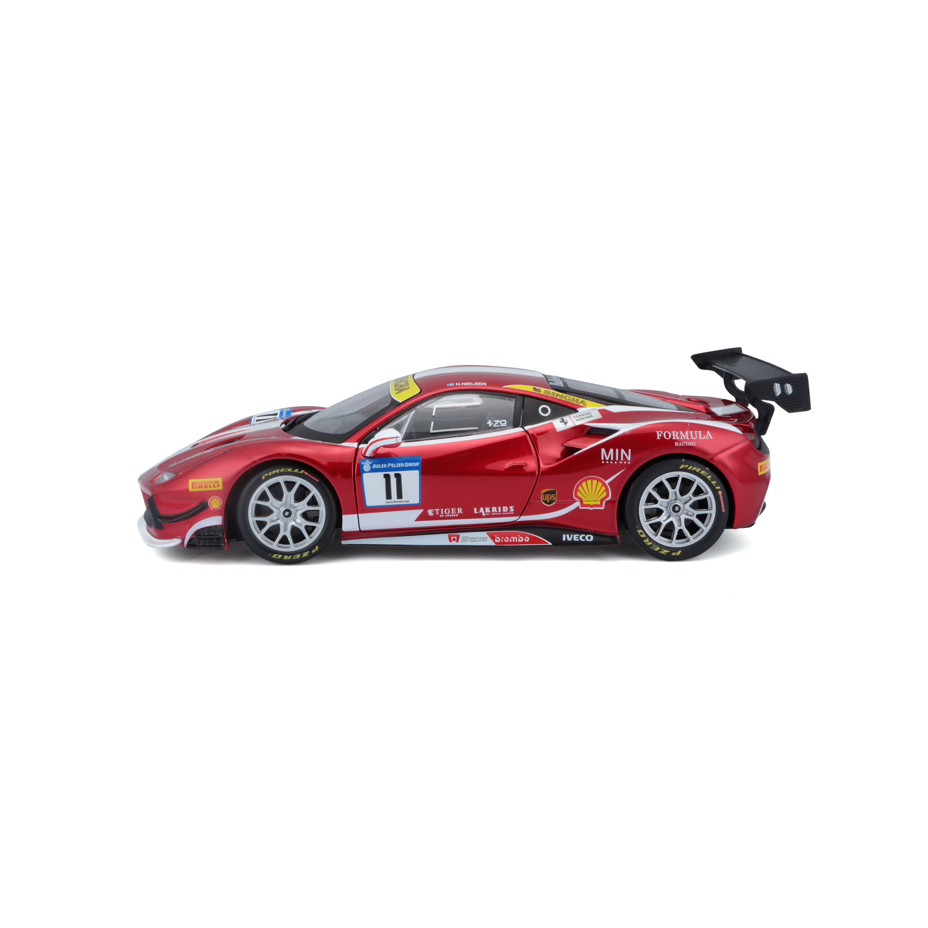 bburago-ferrari-488-challenge-formula-racing-2017-1-24-diecast-portes-ouvrantes image 5
