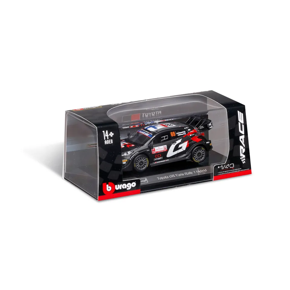 bburago-toyota-gr-yaris-rally1-hybrid-69-rovanper-voiture-rallye-wrc-miniature-1 image 1