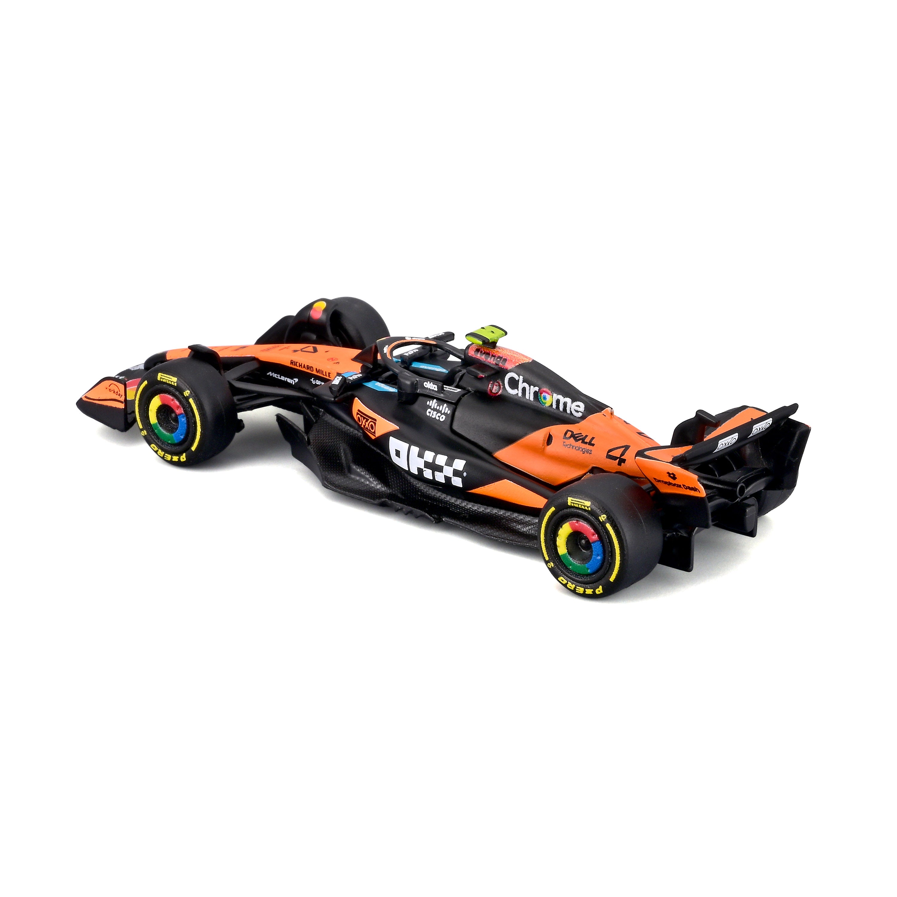 bburago-mclaren-f1-mcl39-2025-4-lando-norris-1-64-avec-vitrine image 5