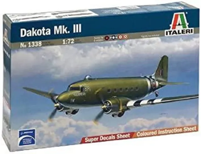 italeri-dakota-mk-iii-c-47-i1338-1-72-maquette-avion-monter image 1