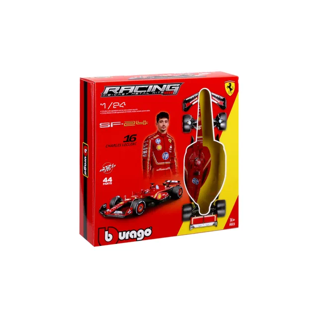 bburago-model-kit-ferrari-sf-24-2024-16-charles-leclerc-f1-1-24 image 1
