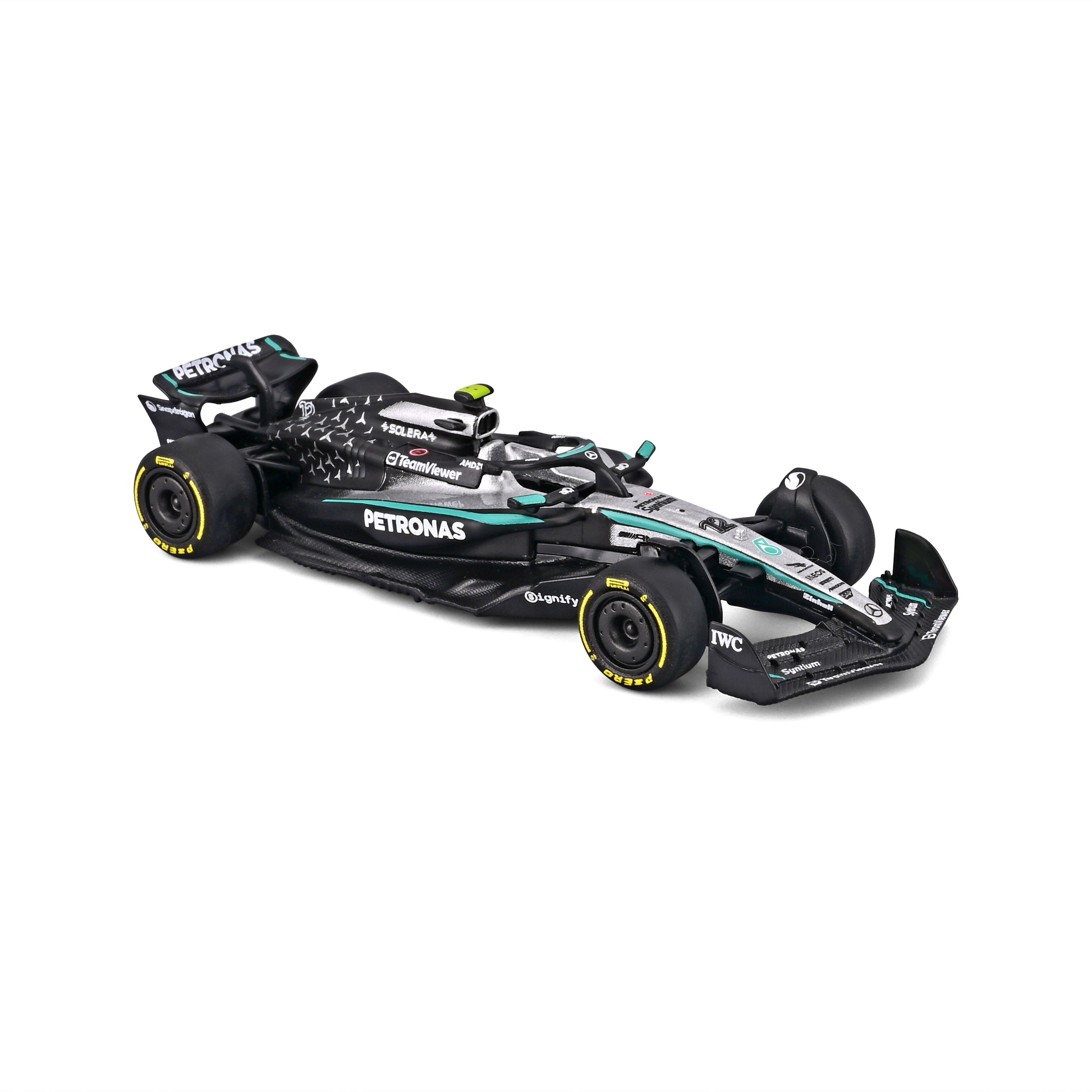 bburago-mercedes-amg-f1-w16-2025-12-antonelli-1-64-avec-vitrine image 6