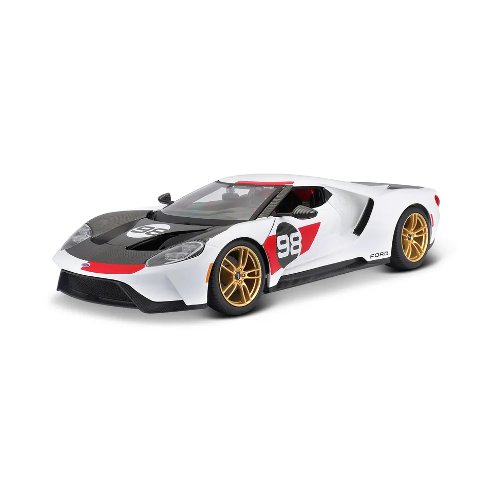 bburago-ford-gt-2021-heritage-edition-n-98-1-18-miniature-diecast image 1