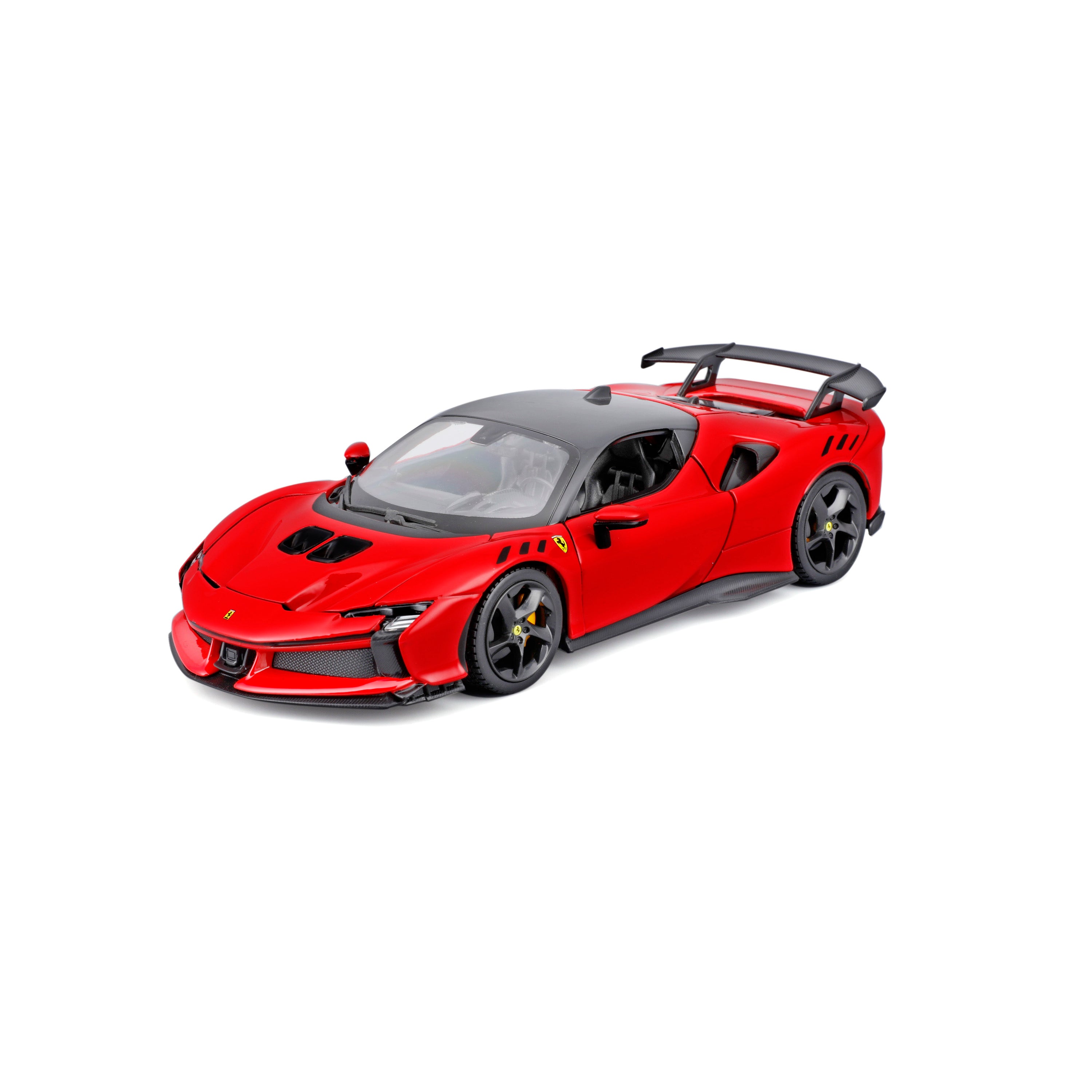 bburago-ferrari-sf90xx-1-24-rouge-avec-vitrine-exclusivit-web image 3