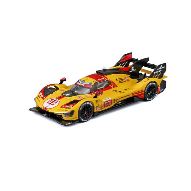 bburago-ferrari-499p-83-24h-le-mans-2024-1-43-avec-vitrine image 1