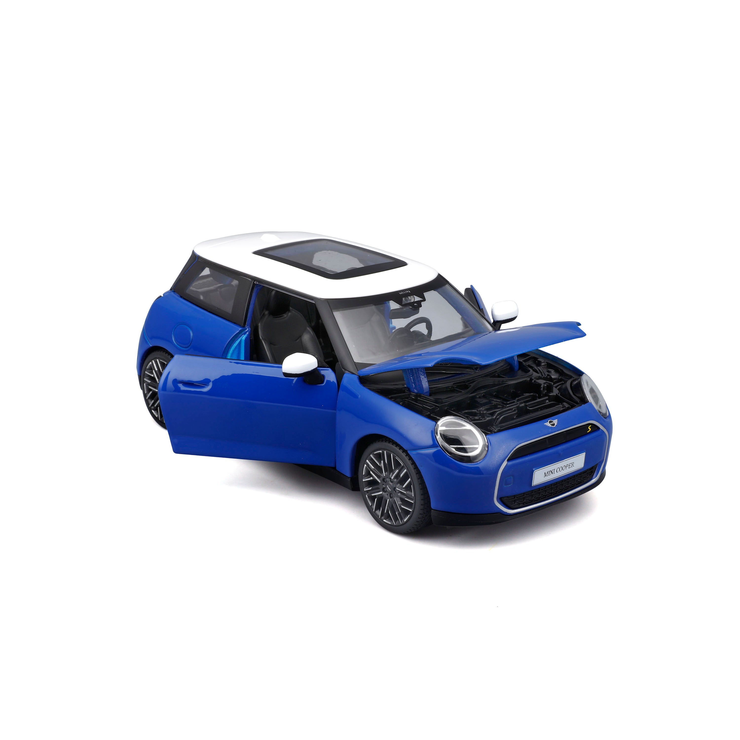 maisto-mini-cooper-se-j01-1-24-street-fire-bleue image 6