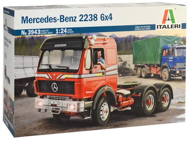italeri-i3943-camion-mercedes-benz-maquette-plastique-assembler image 1