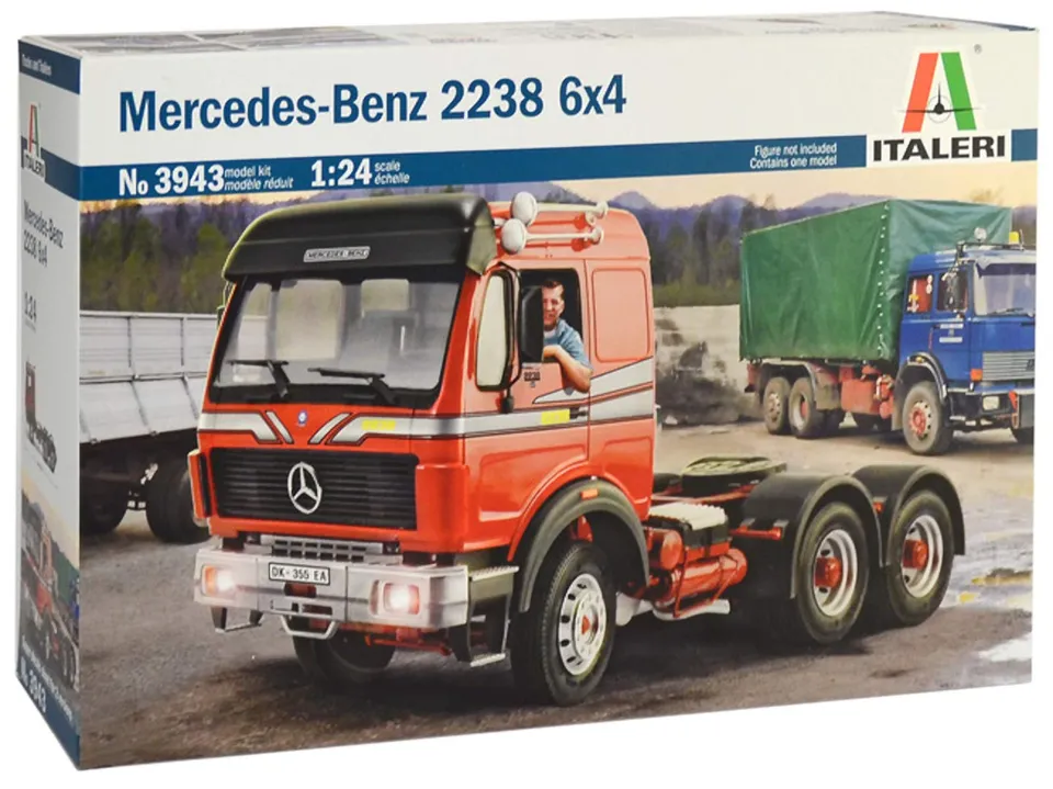 italeri-i3943-camion-mercedes-benz-maquette-plastique-assembler image 1