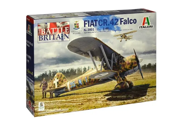 italeri-fiat-cr-42-falco-battle-of-britain-80th-kit-maquette-avion-1-48 image 1