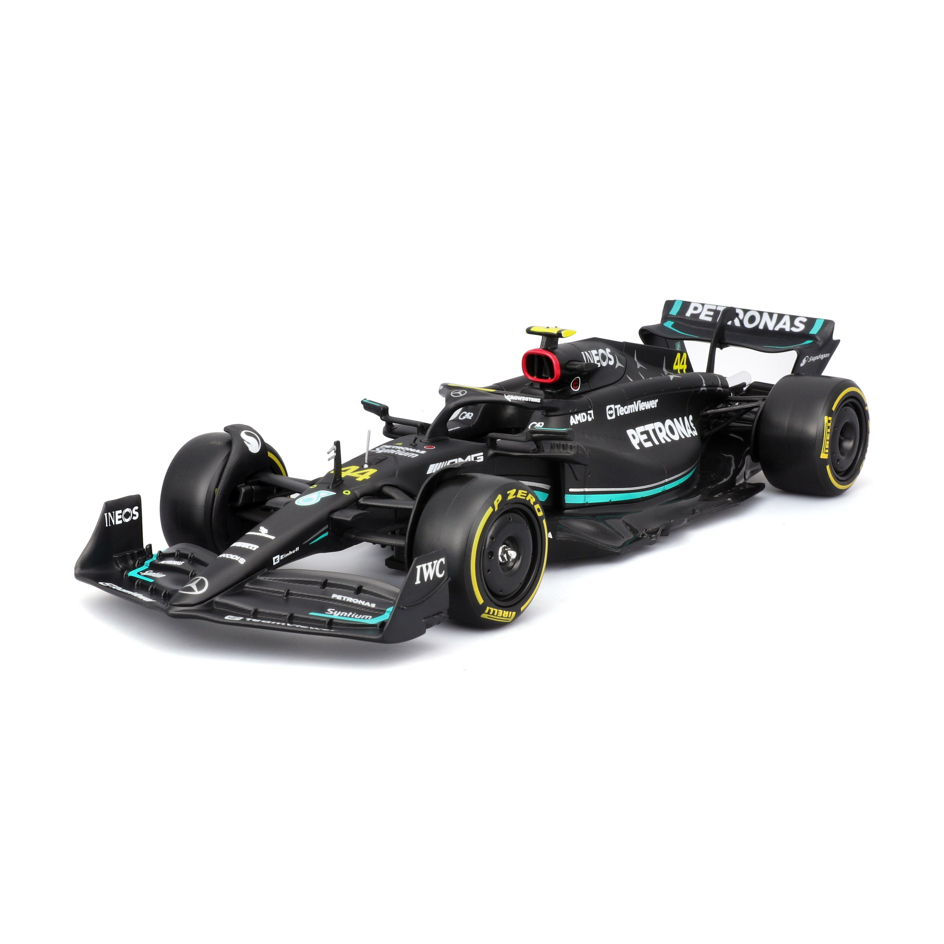 bburago-mercedes-w14-e-performance-44-hamilton-f1-2023-1-24-avec-pilote image 3