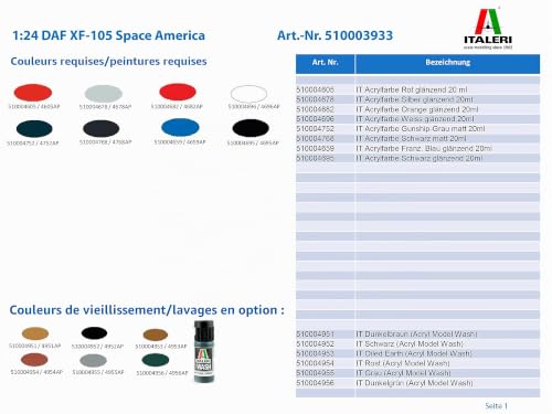 italeri-3933-daf-xf-105-space-america-1-24-kit-maquette-camion-tracteur image 5