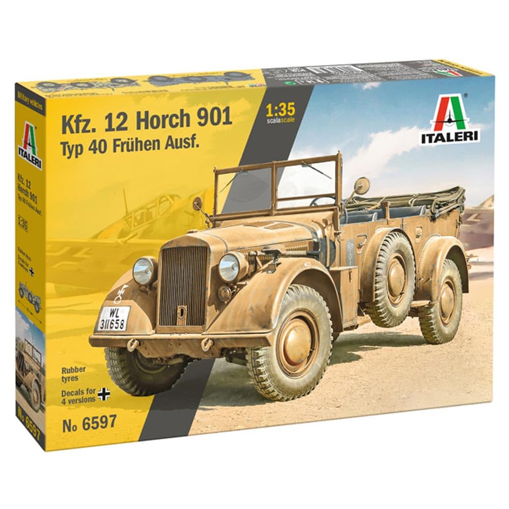 italeri-6597-kfz-12-horch-901-typ-40-maquette-militaire-1-35 image 1