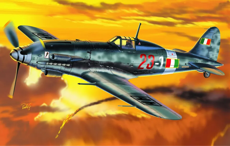 italeri-macchi-mc-205-veltro-maquette-aviation-1-72 image 1