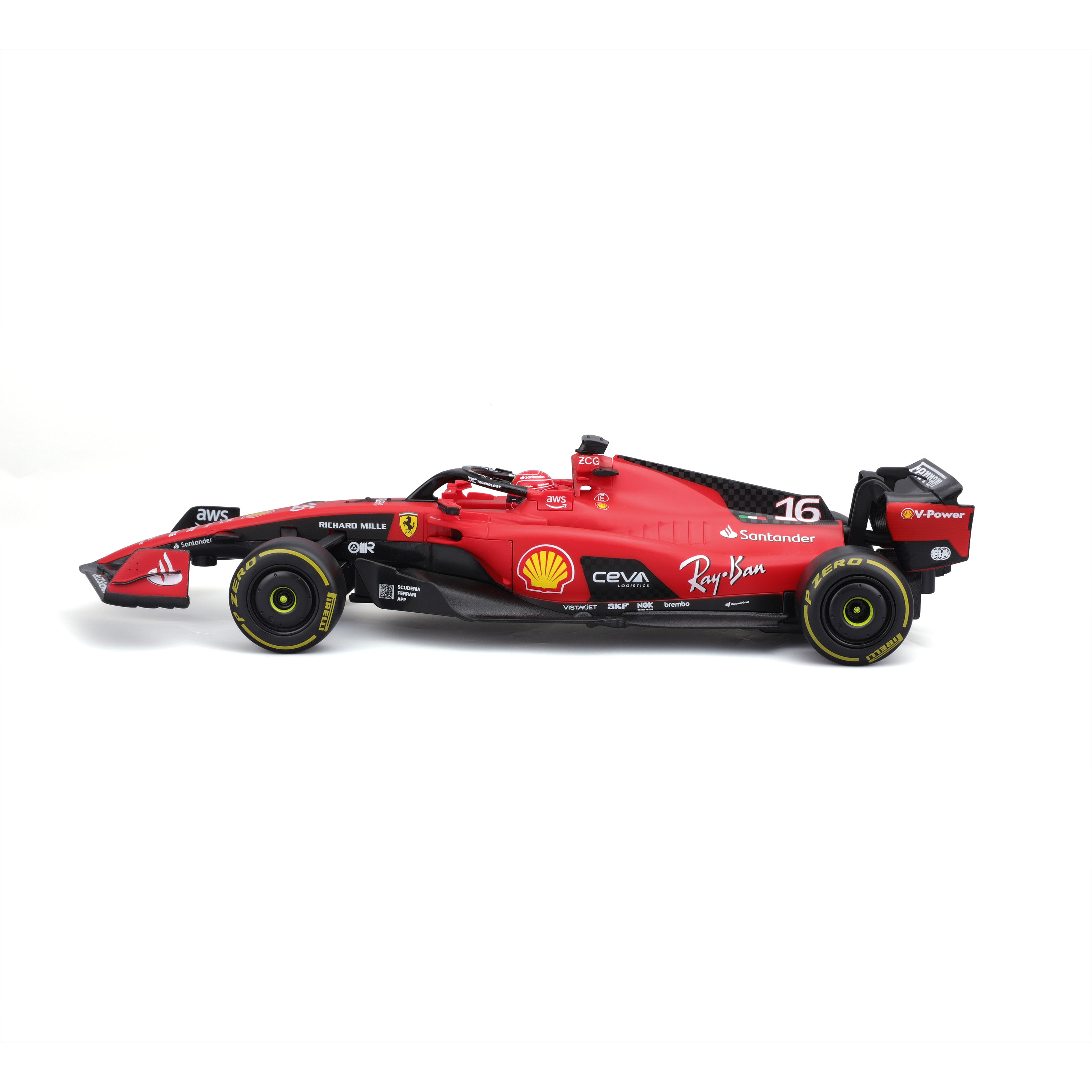 maisto-tech-ferrari-sf-23-16-leclerc-voiture-radiocommand-e-1-24 image 3