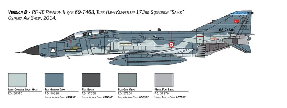 italeri-2818-rf-4e-phantom-ii-1-48-kit-maquette-avion-reconnaissance image 7