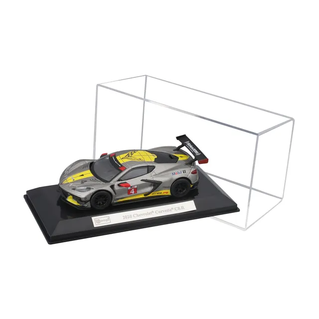 bburago-chevrolet-corvette-c8-r-2020-grise-m-tallis-e-voiture-miniature-1-43-ave image 1