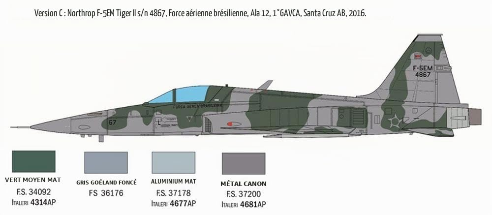 italeri-2827s-northrop-f-5e-tiger-ii-kit-maquette-avion-1-48 image 6