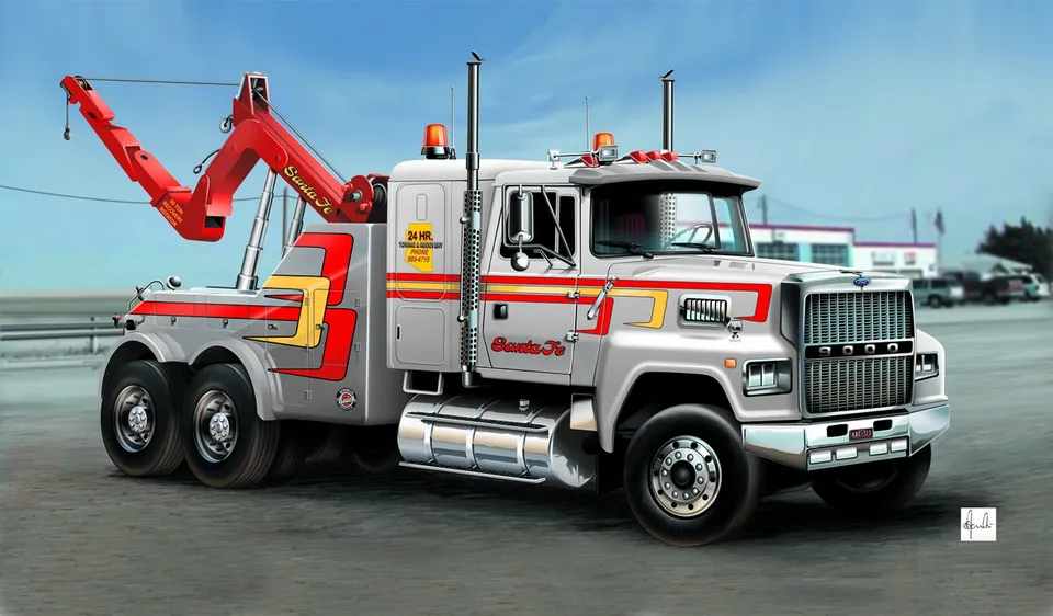 italeri-i3825-maquette-camion-us-wrecker-truck-1-24 image 1