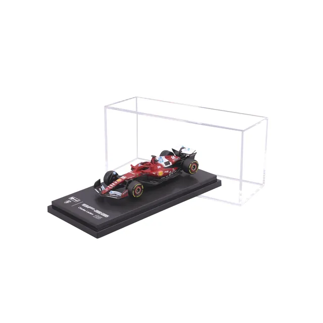 bburago-ferrari-sf-25-16-charles-leclerc-1-64-avec-vitrine image 1