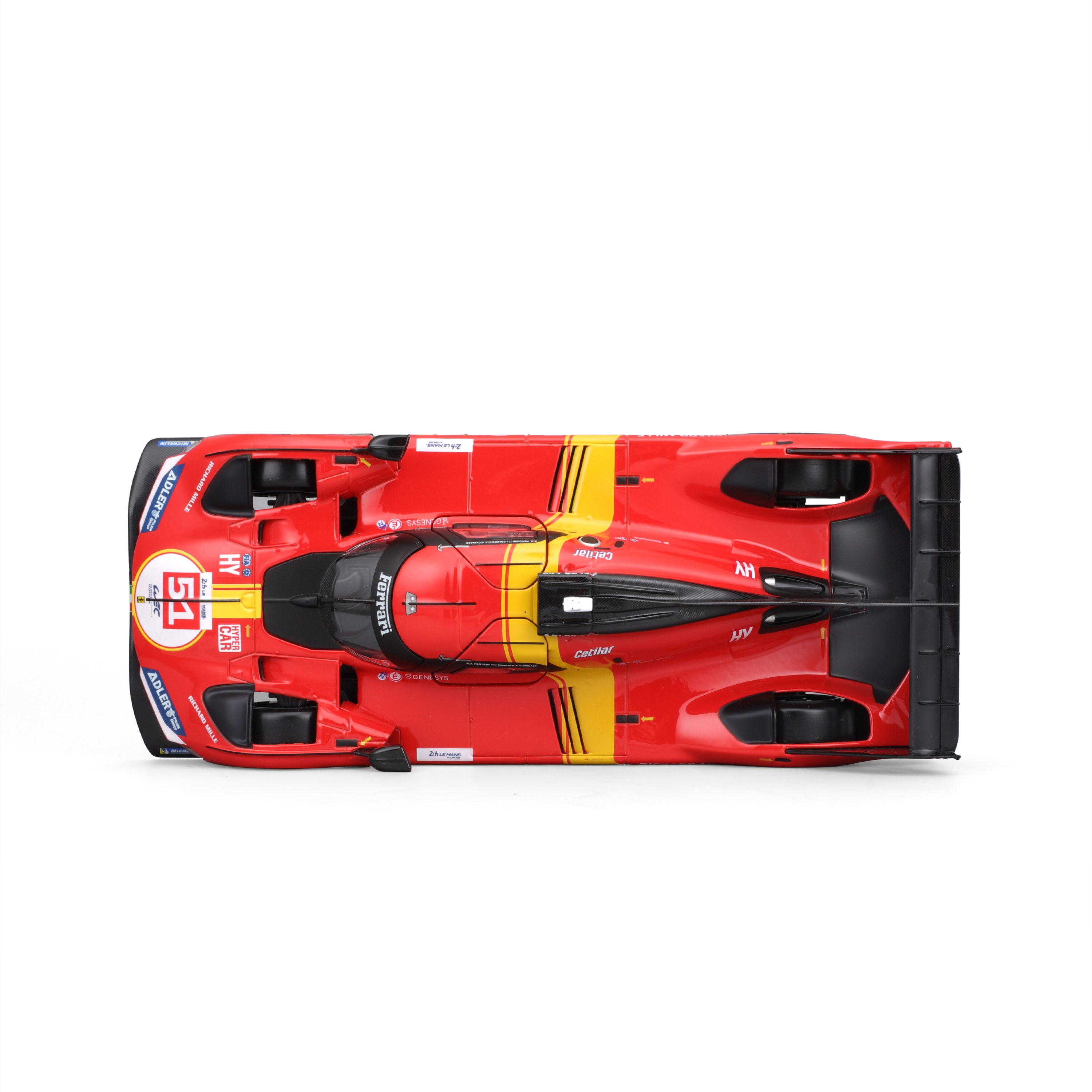 bburago-model-kit-ferrari-499p-51-champion-le-mans-2023-1-24 image 7