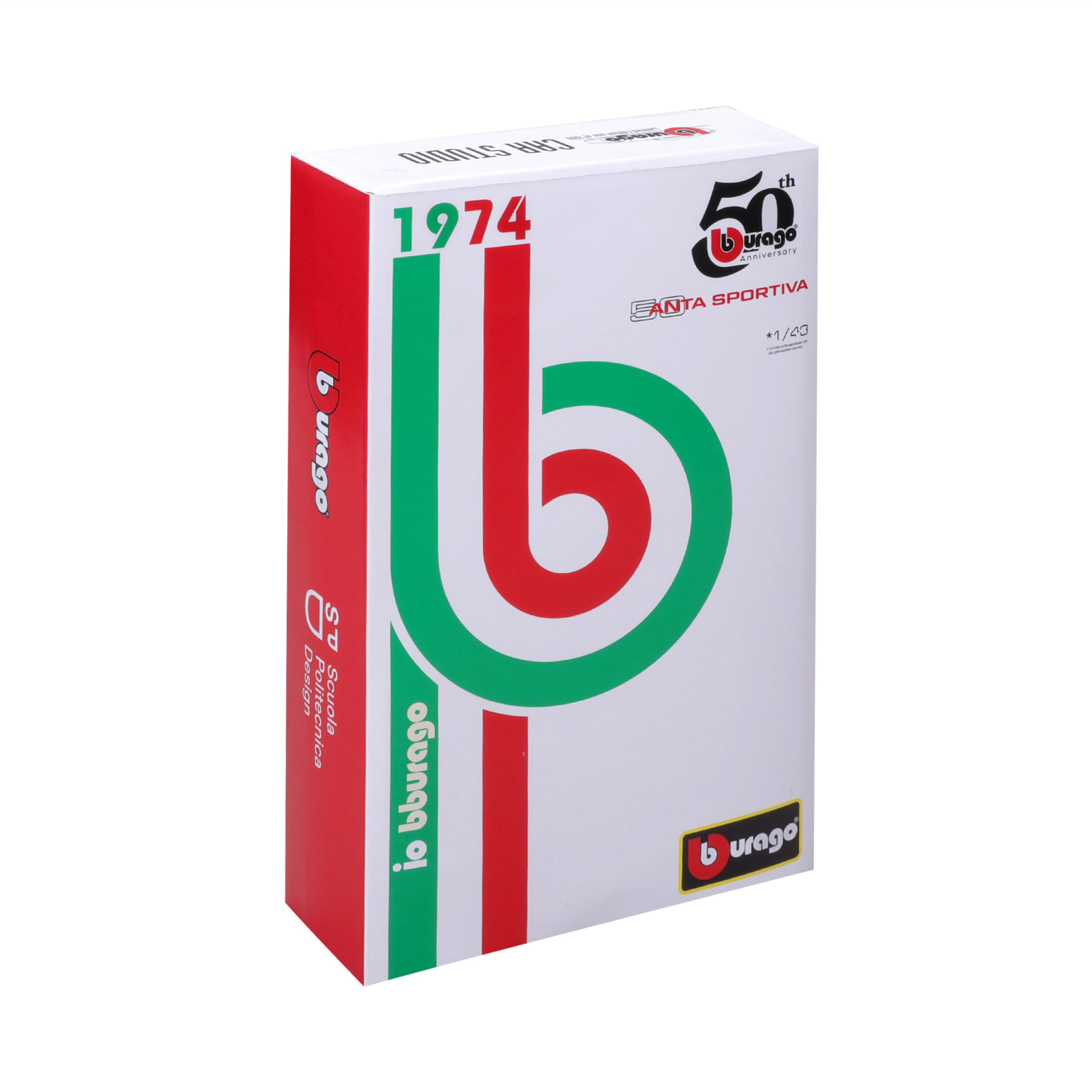 bburago-anta-sportiva-1-43-special-edition-50e-anniversaire-voiture-miniature image 2