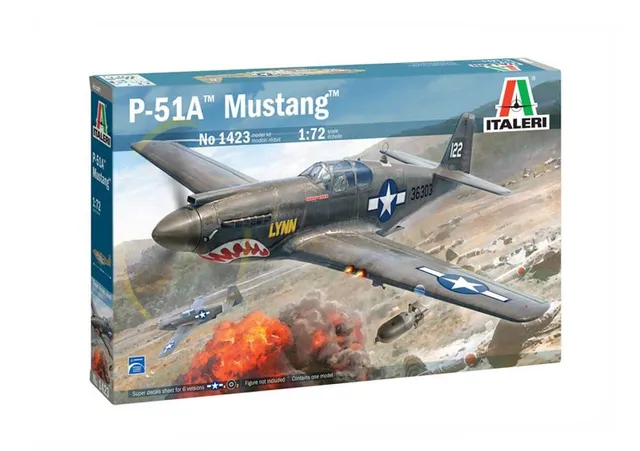 italeri-1423-p-51a-mustang-maquette-avion-1-72-monter image 1