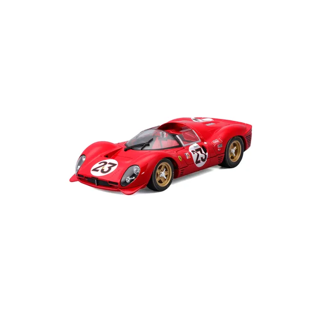 bburago-ferrari-330-p4-daytona-1967-1-24-voiture-miniature-diecast-rouge image 1