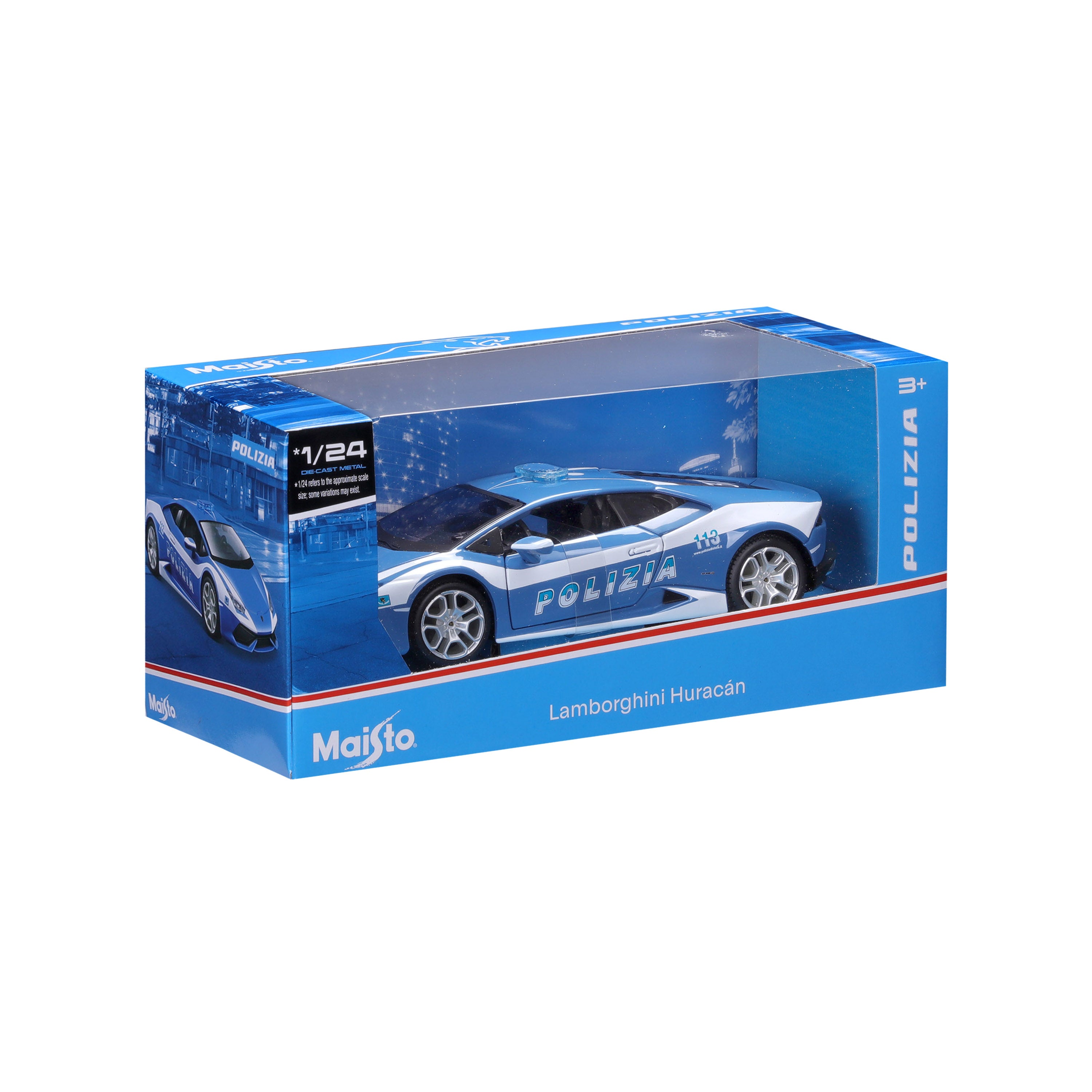 bburago-lamborghini-hurac-n-polizia-1-24-miniature-diecast-m-tal image 2