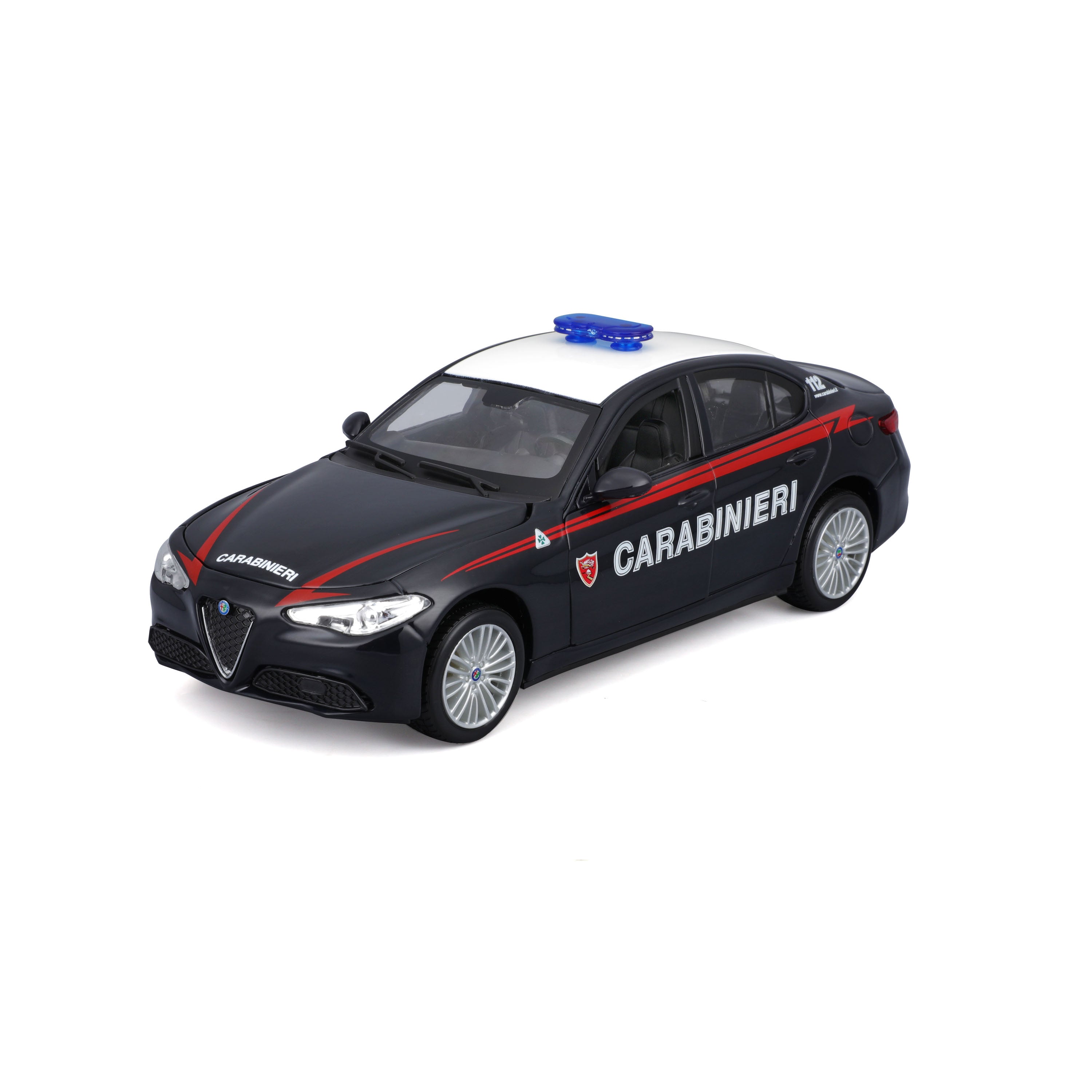 bburago-alfa-romeo-giulia-carabinieri-1-24-kit-de-montage-36-pi-ces image 2