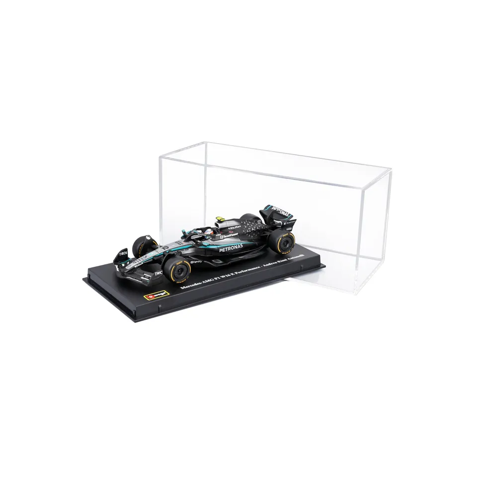 bburago-mercedes-amg-w16-2025-12-antonelli-maquette-1-43-avec-basetta-et-teca image 1