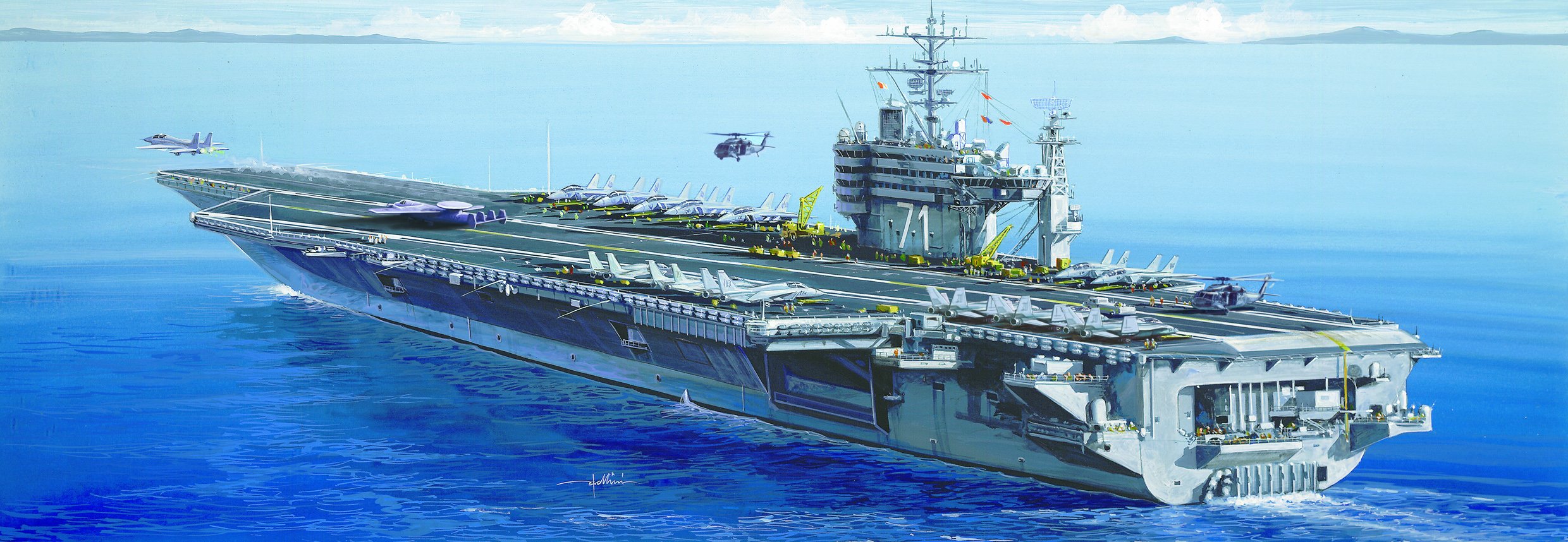 italeri-5531-porte-avions-uss-roosevelt-maquette-bateau-1-720 image 1