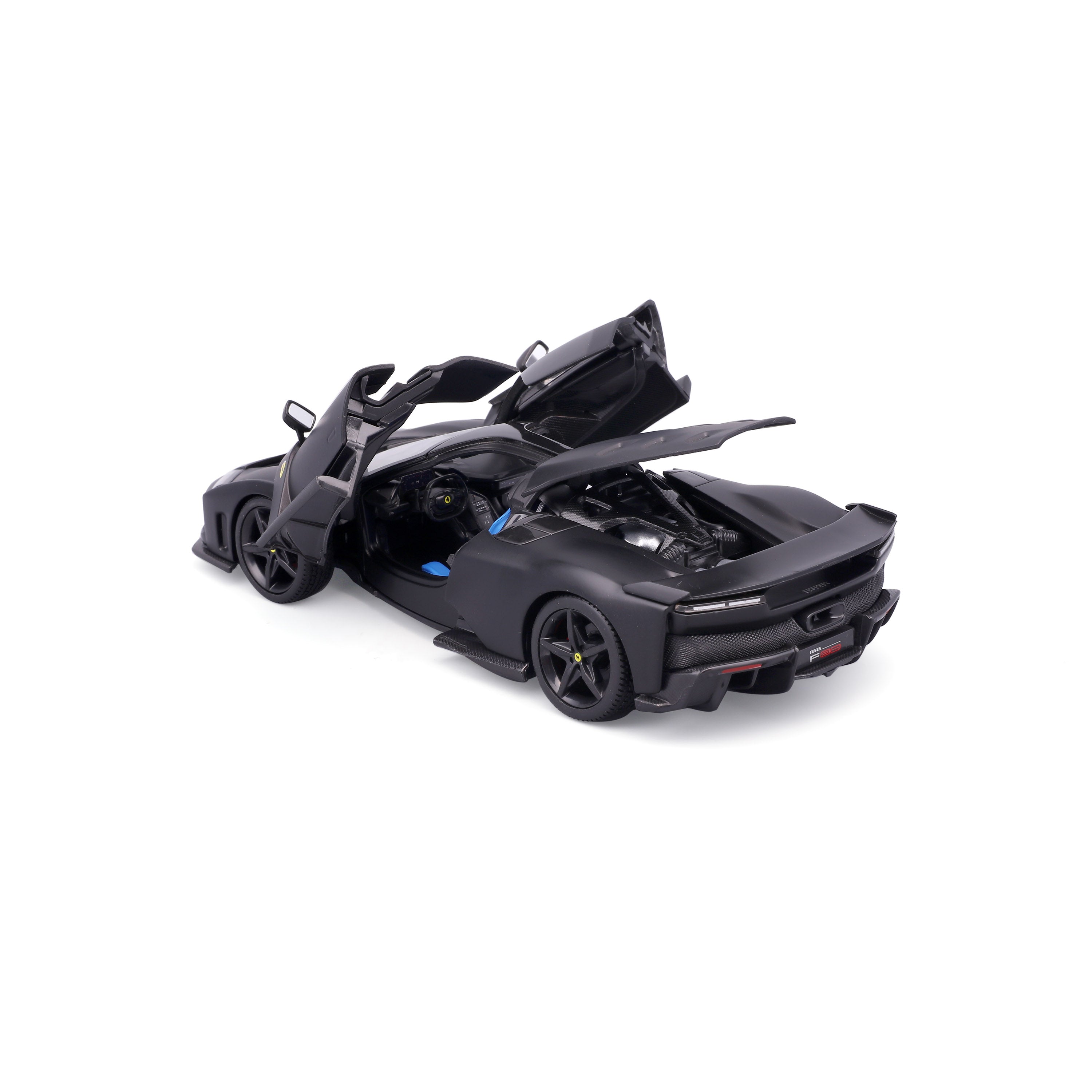 bburago-ferrari-f80-1-24-noir-mat-avec-vitrine-exclusivit-web image 6