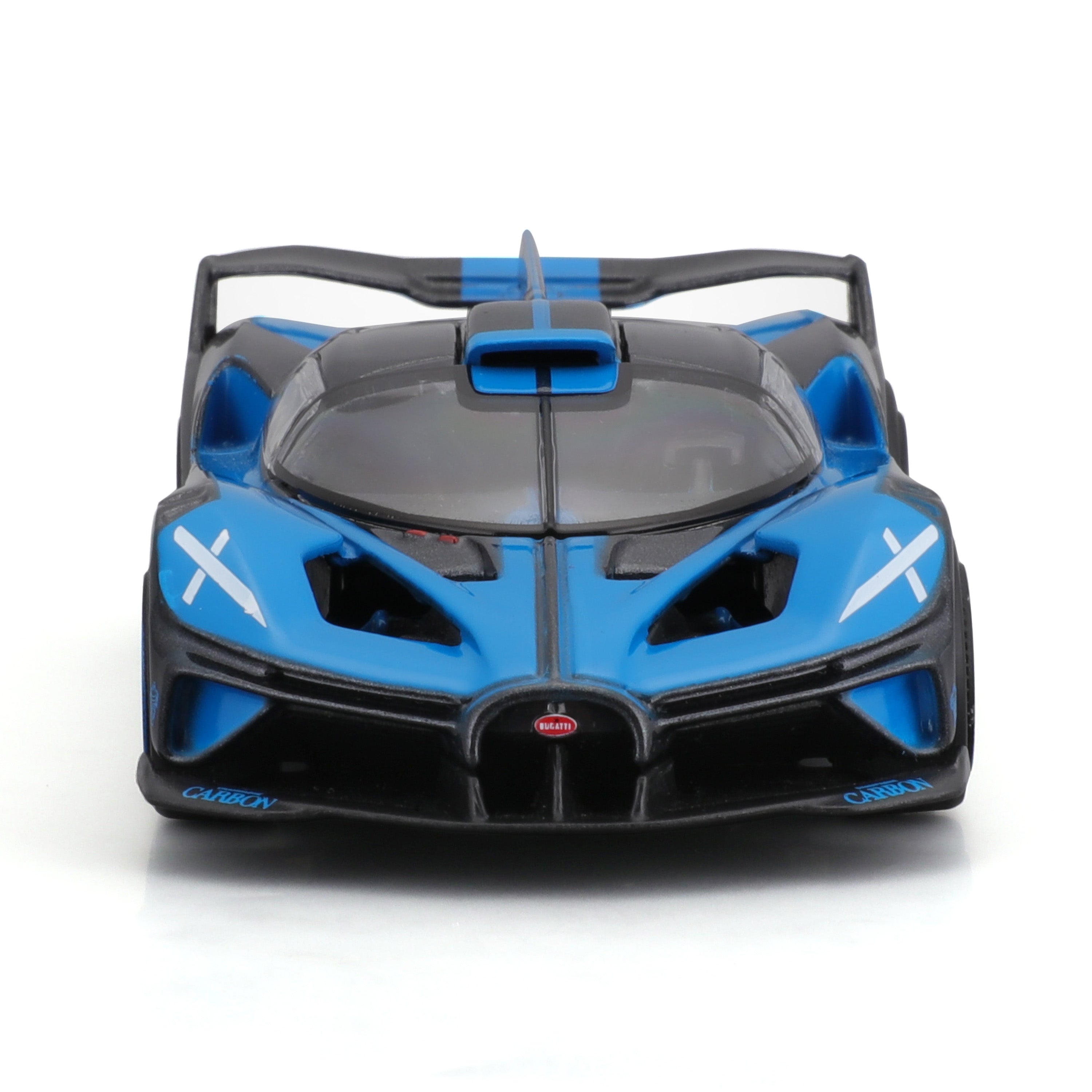 bburago-bugatti-bolide-1-43-bleu-noir-avec-vitrine image 3