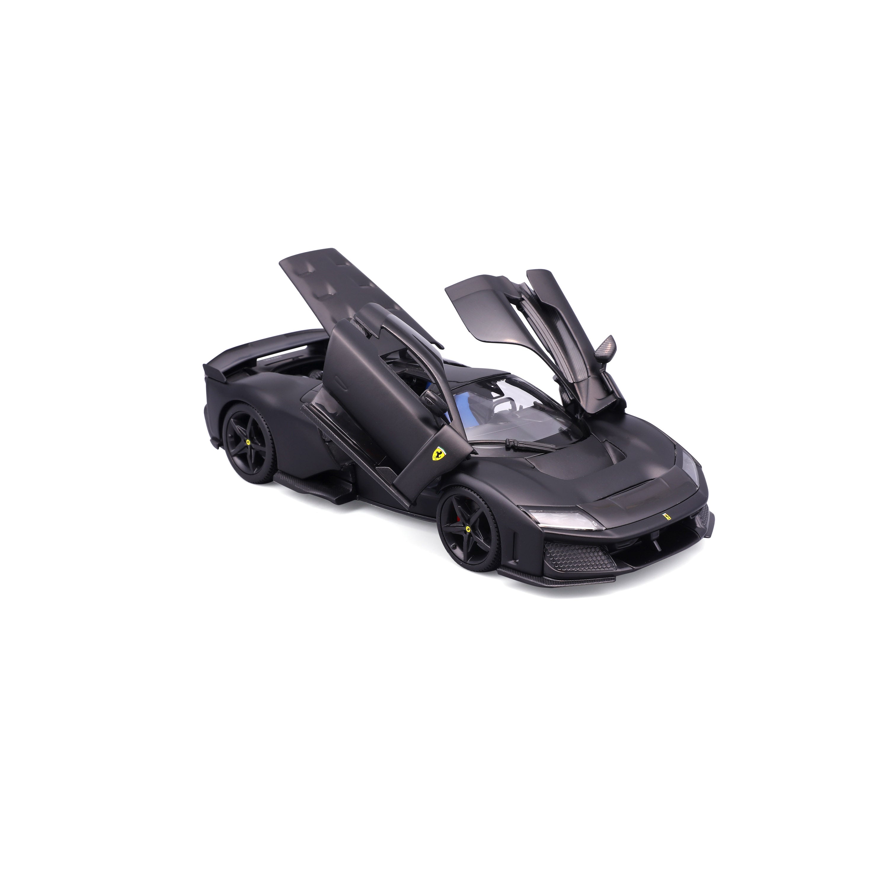 bburago-ferrari-f80-1-24-noir-mat-avec-vitrine-exclusivit-web image 7