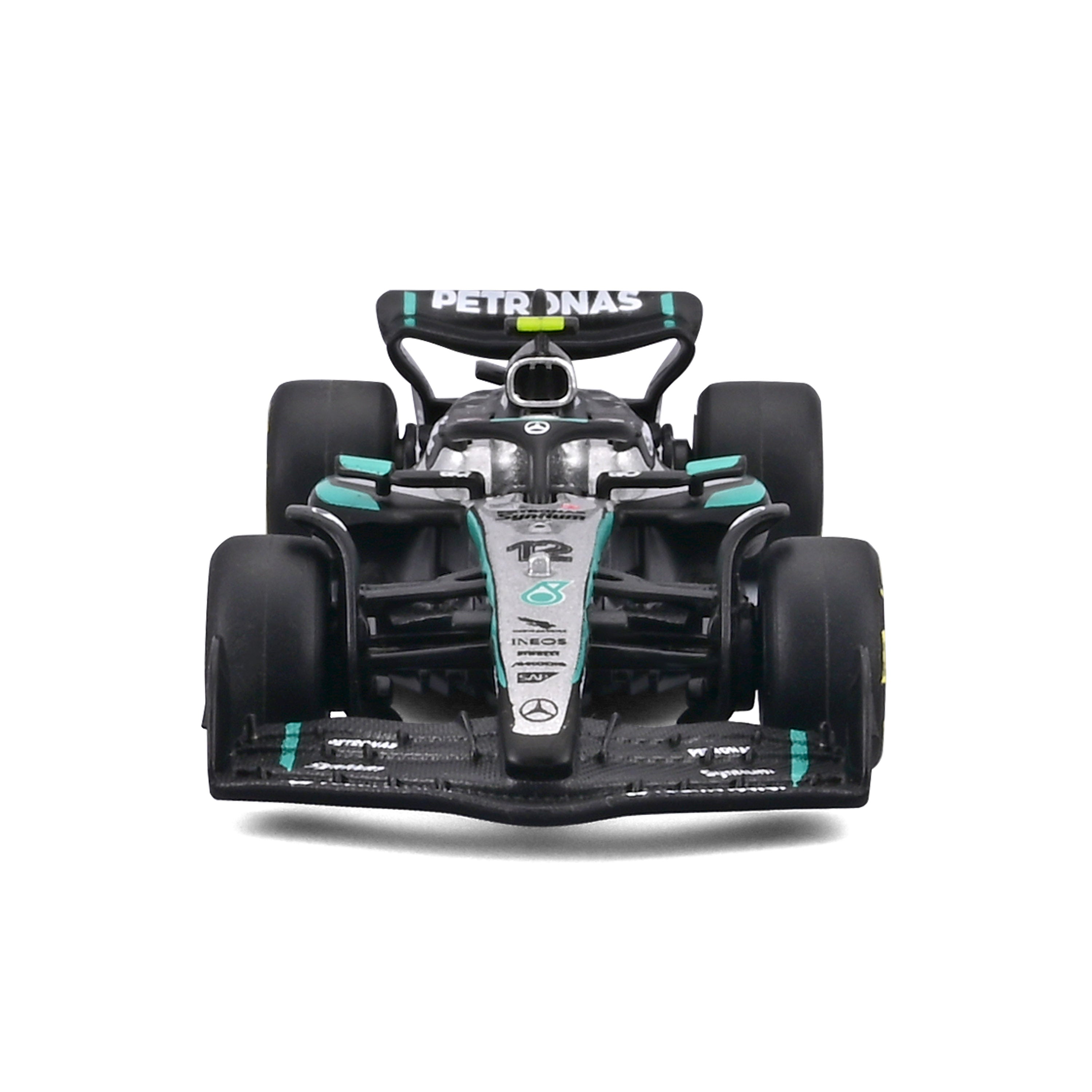bburago-mercedes-amg-f1-w16-2025-12-antonelli-1-64-avec-vitrine image 3