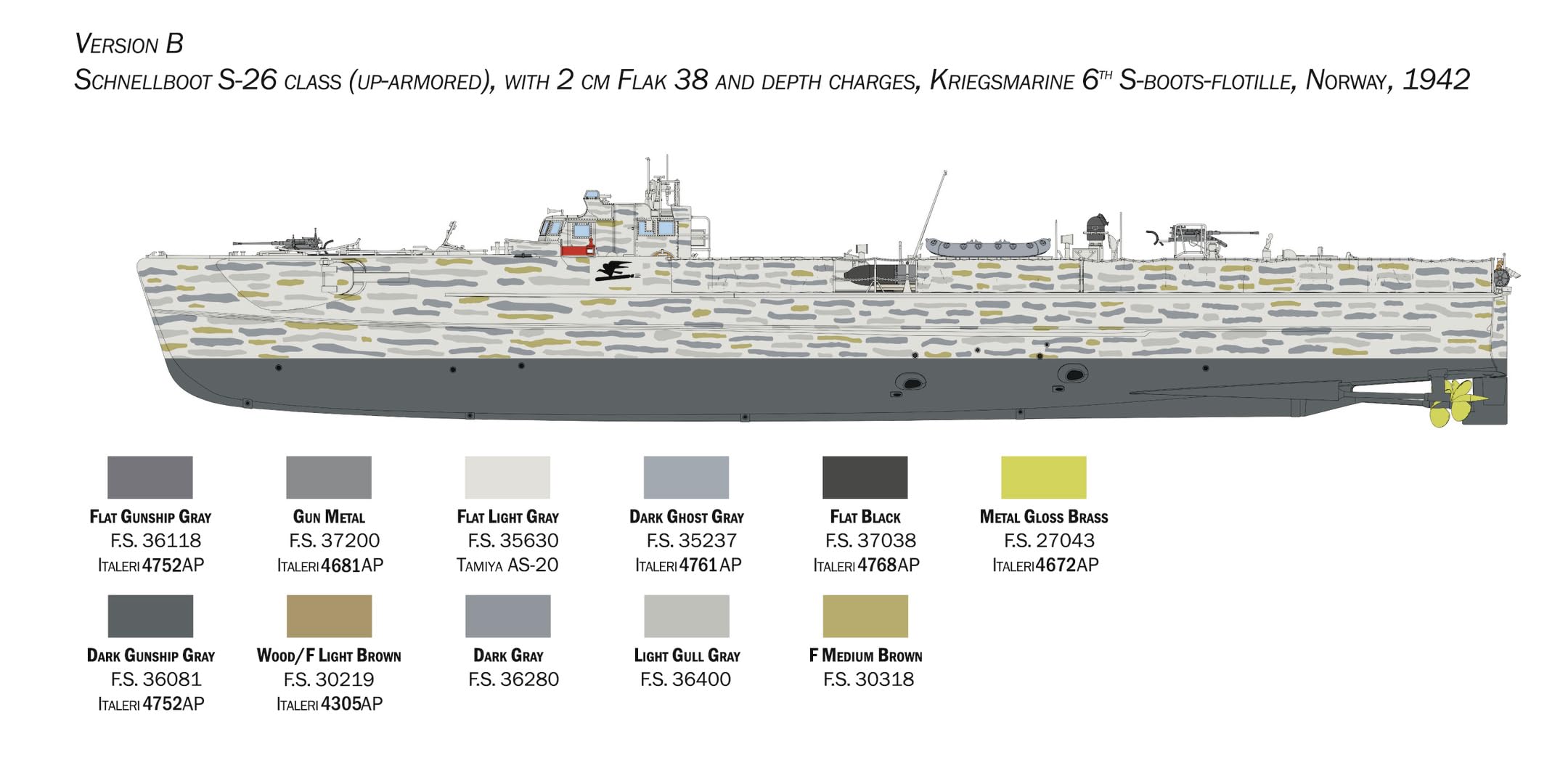 italeri-5625-schnellboot-s-26-s-38-maquette-bateau-1-35 image 2