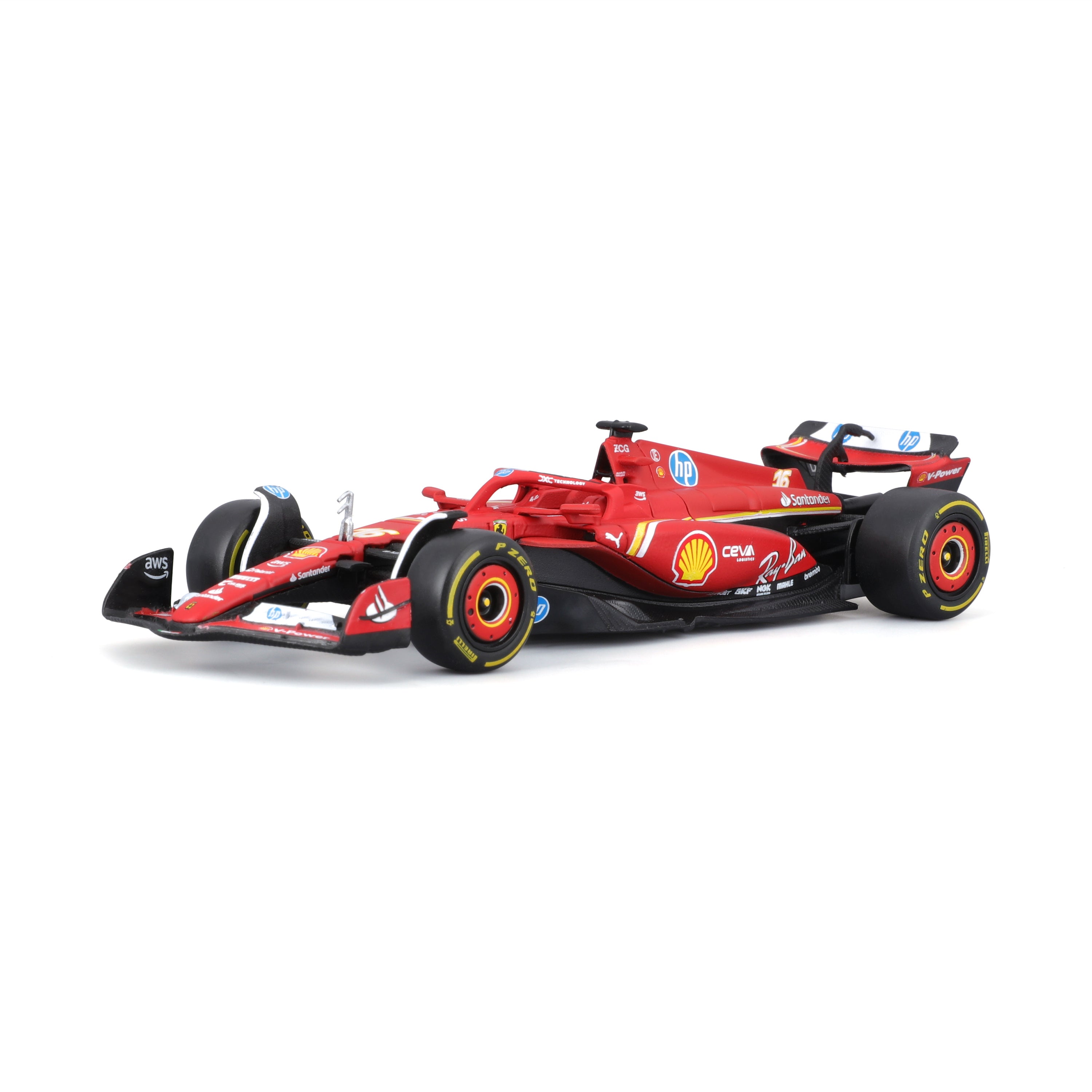 bburago-iveco-s-way-570-racing-ferrari-sf-24-16-leclerc-1-43 image 3