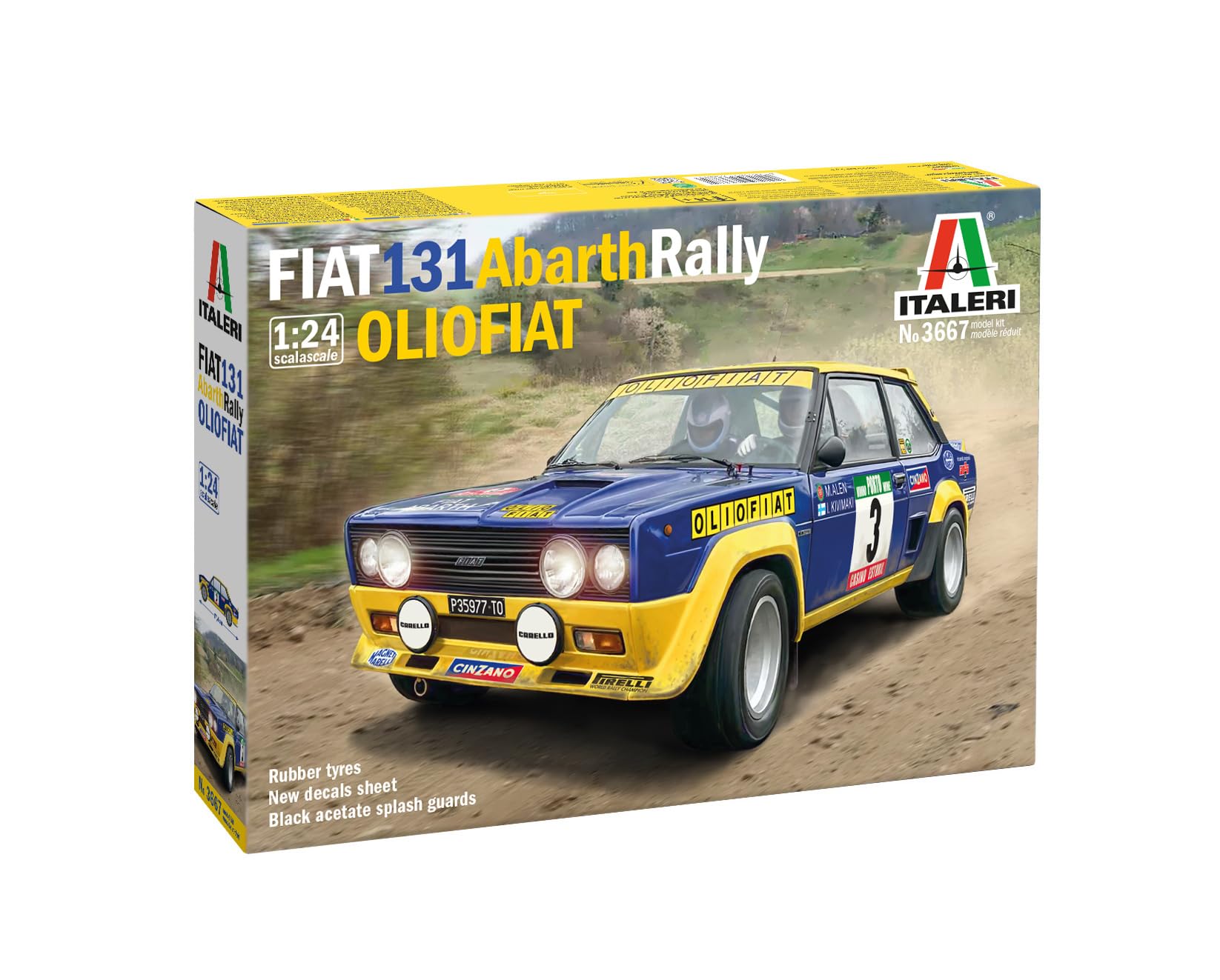 italeri-3667-fiat-131-abarth-rally-olio-fiat-1-24-kit-maquette-plastique image 1