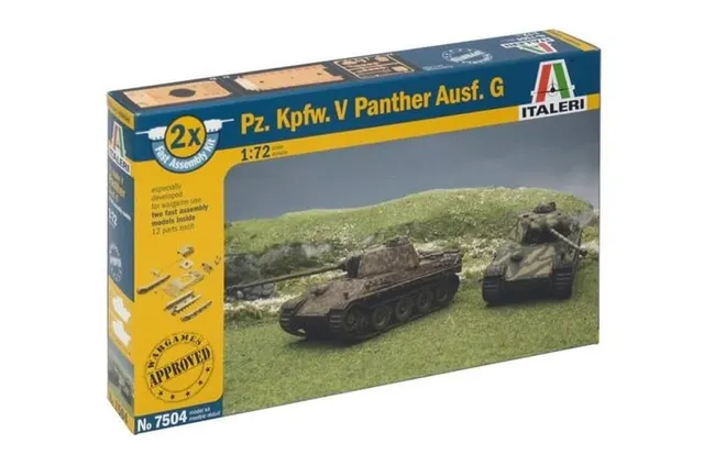 italeri-i7504-panther-ausf-g-char-1-72-2-kits-clipser image 1