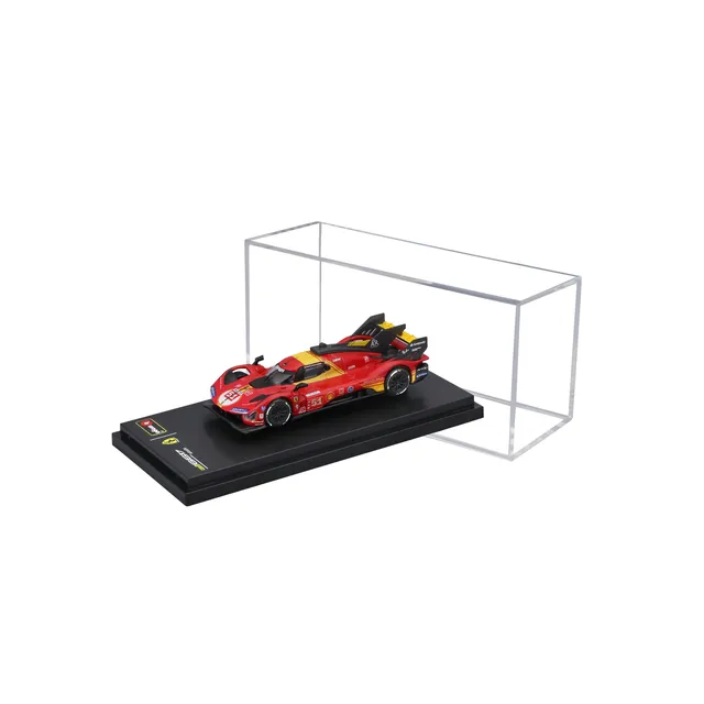 bburago-ferrari-499p-51-wec-2024-hypercar-miniature-1-64-avec-vitrine image 1