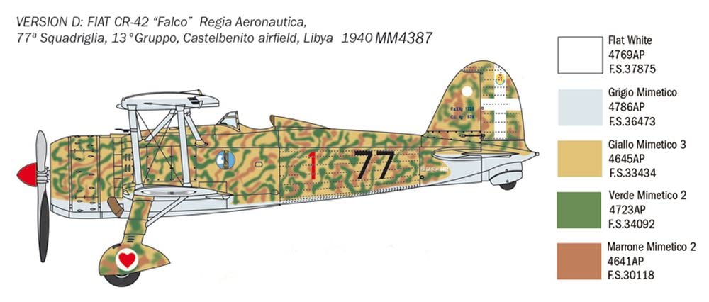 italeri-fiat-cr-42-falco-battle-of-britain-80th-kit-maquette-avion-1-48 image 7